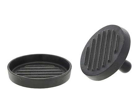 HOLM Burgerpresser 12cm Svart Støpejern