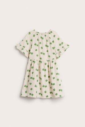 Kappahl | Lyhythihainen mekko omenoilla | Vihreä