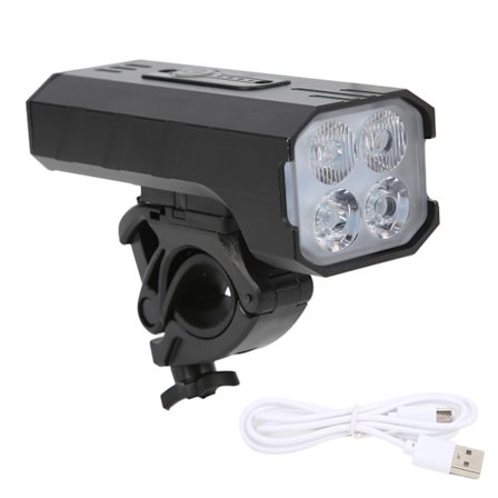 Sykkellykt 5000mAh Aluminiumlegering USB Oppladbar Dimbar LED Sykkellykt