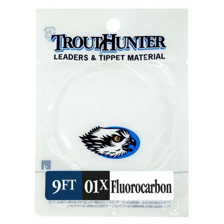 Trout Hunter Fluorcarbon Tapered Leader 9ft - 03X - 0,37mm