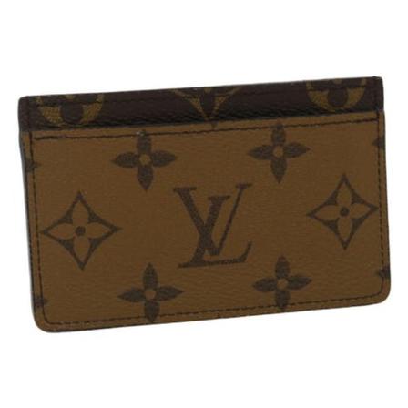 Louis Vuitton Vintage, Pre-owned Wallet Bruin, Dames, Maat:ONE Size,Canvas