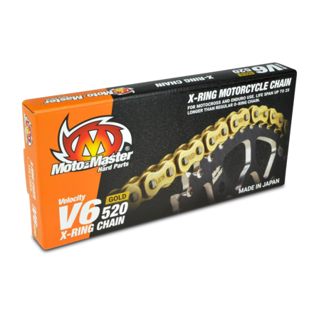 Catena X-Ring Moto-Master Serie Velocity V6-520 – Cerca Per Moto - Yamaha YZ 125 1985-2026