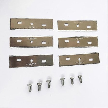 6 st/set Gräsklipparblad för AL-KO Robolinho 500/700/1150/1200/2000 Ersättningsdelar Rostfritt stål