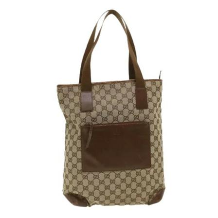 Gucci Vintage Pre-owned Canvas totes Brun, Dame Vintage Tasker, Størrelse: ONE Size