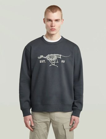 G-Star Running Dog Back Gr R Sw - Grey - L