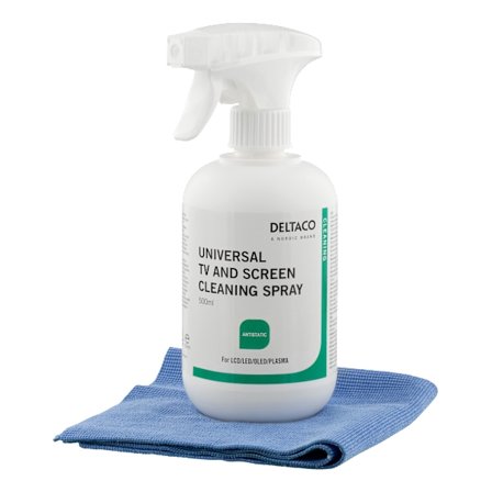 Cleaning set: 500ml liquid screens + microfiber colour Box