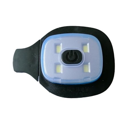 USB-opladelig lys til LED-strikket hue, 1 stk., stærk, medium og svag lystilstand LED-hue