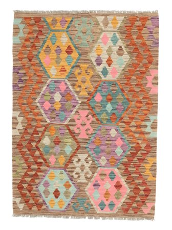 Tapis Kilim Afghan Old Style 103X145 (Laine, Afghanistan)