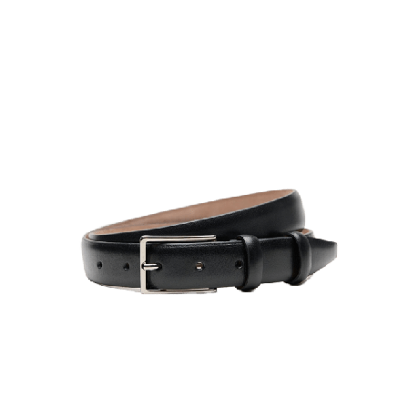 John Henric Leather Belt Skärp Herr Svart 90