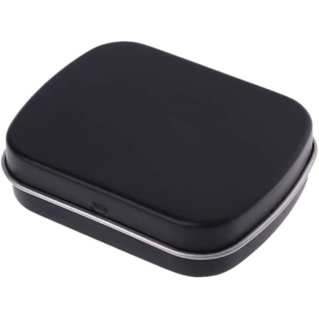 Liten Bärbar Tennask, med Lock, Metallförvaringslådor, för