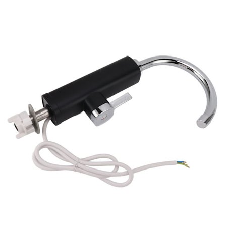 Rostfritt stål Elektrisk varmvattenberedare Kran Dubbelläge Snabb Uppvärmning Kran för Kök Badrum