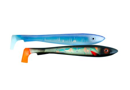 Svartzonker McRubber 29cm 'The Pelagic' 2-pack Sober Hot Tail & Blue Silver Flash