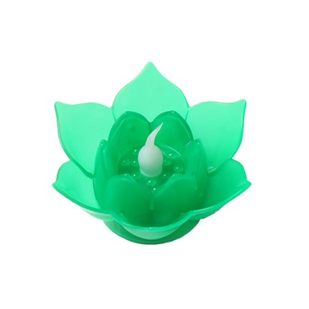 LED-lotus-kynttilä paristokäyttöinen liekitön kelluva lootuskukka