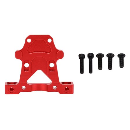 RC Bageste Karrosseribeslag Aluminiumslegering Udhulet Metal Karrosseribeslag til Traxxas 1/16 RC Biler Dele med Skruer Rød