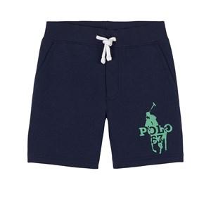 Kids - Ralph Lauren Navy Branded Shorts 5 Years - Shorts - 5 years - Navy - Junge