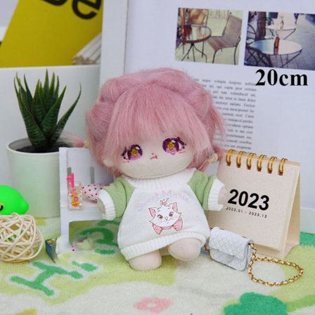 Dukkehettegenser-antrekk GRØNN 20CM