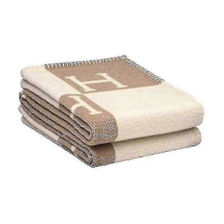Ull Cashmere Hekleteppe, 140x170cm, 800g