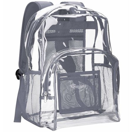 Gjennomsiktig Ryggsekk i PVC, Ekstra Holdbar