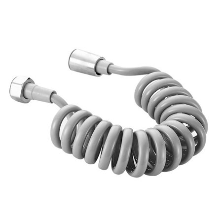 Dusch slang, 3m Skum Dusch Slang med Koppar Koppling, Teleskopisk