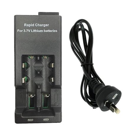 Stabiliserende WF-139 AU-lader til 18650 14500 17500 Li-ion batteri