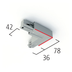 EUTRAC Synergy 21 by EUTRAC 3~L-VERBINDER,SL AUßEN, Weiss, Aufbau