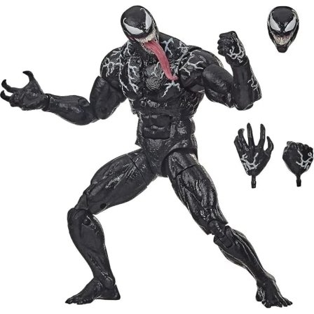 Sunrain Marvel Legends Series Venom 15 cm Samlarfigur, Premiumdesign och 3 Tillbehör-1588,SD
