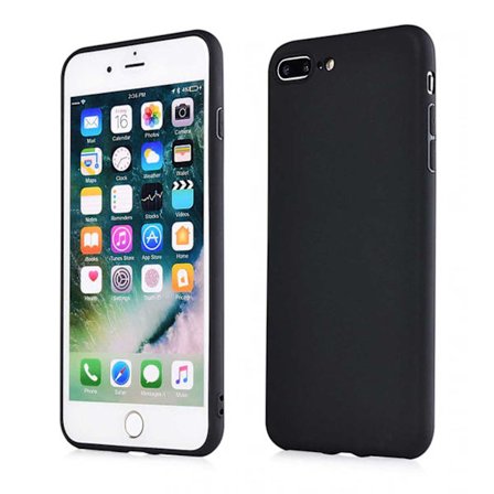 Tynd sort iPhone 8 Shell Mobile Shell 1mm TPU