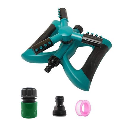 3-armad roterande gräsmattesprej 360° justerbar vattenspray gungspray 190 * 2