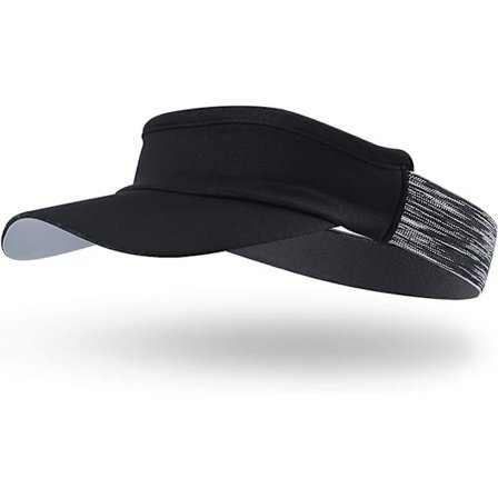 Visir Elastiskt Solskydd Med Handdukspannband Bärbar Svettabsorberande Solhatt Visirhatt Sportkeps Parasoll För Tennis Löpning Golf Vandring