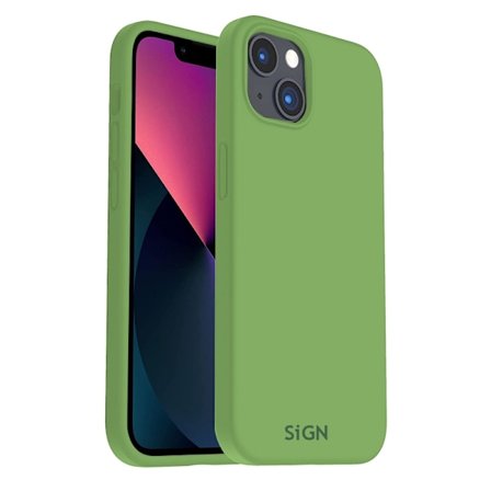 Liquid Silikonfodral till iPhone 14 Plus - Jadegrön