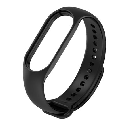 Band Rem for Universal Vanntett TPU Smartklokke Tilbehør for Xiaomi 7 6 5 Svart