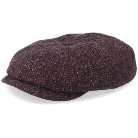 Stetson - Marron flatcap Casquette - Hatteras Wool Brown Flat Cap @ Hatstore