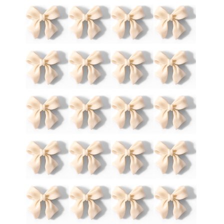 3D Sløjfe Negle Charms til Akryl Resin Flatback Neglekunst