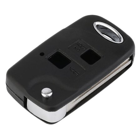 Sort 2-Knap Bil Fjernbetjening Flip Nøgleholder til Toyota