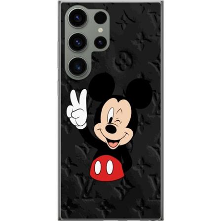 Samsung Galaxy S23 Ultra Läpinäkyvä kuori Musse pigg LV