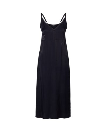 Lexington Satin nightgown, navy