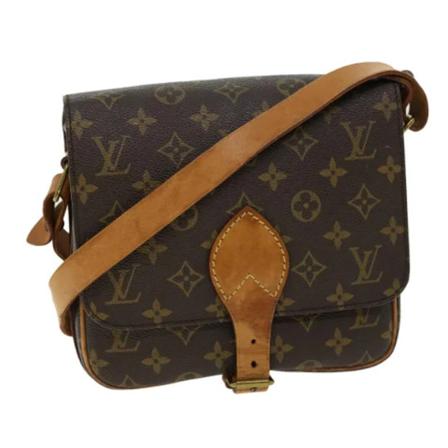 Louis Vuitton Vintage, Pre-owned Canvas louis-vuitton-bags Bruin, Dames, Maat:ONE Size,leer