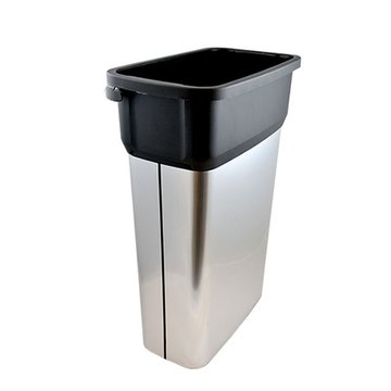 Återvinningskärl Vileda Geo silver/svart 70L