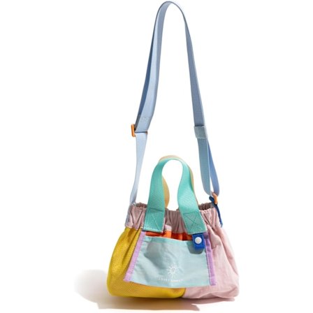 Farvematchende macaron skytaske design tote taske foldbar dopamin skuldertaske messenger taske farve (Mini Pink)