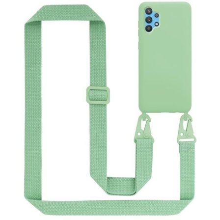 Coque Collier för Samsung Galaxy A52 (4G / 5G) / A52s Hölster i LIQUID LIGHT GREEN Moderiktig nätverksväskor Case Cover