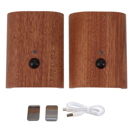 2st Hall Nattlampa Intelligent Länkage Trärörelsesensor Trapp Nattlampa USB Uppladdningsbar Magnetisk Vägg LED-lampa