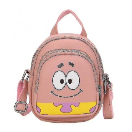 Kawaii Tähti Spongebob Squarepants Patrick Olkalaukku Tekstuuri Muoti Matkapuhelin Laukku Söpö Lapset_s Pink