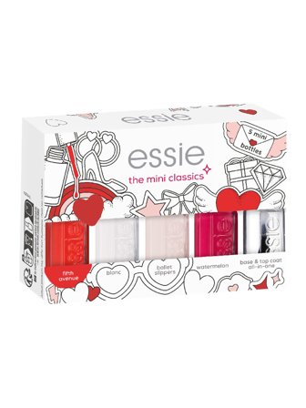 Essie Nail Set Set cont.: Nail Polish N° 1 Blanc 5 ml + Nail Polish N° 6 Ballet Slippers 5 ml + Nail Polish N° 64 Fifth Avenue 5 ml + Nail Polish N° 