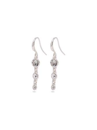 MATCH - Lucia øredobb - Pilgrim - Str. 0 - Dame - Tilbehør - Svart - 71% resirkulert sink, 19% resirlulert messing, 9% krystallstener, 1% 