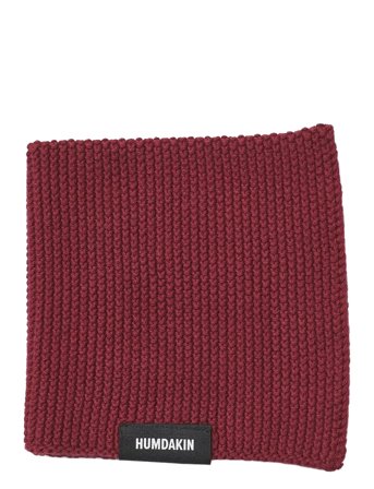 Humdakin Knitted Dishcloth - Burgundy - 28X 28CM