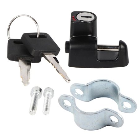 0,9 tommer styrthjelmslås, tyverisikring, tilbehør til kørsel, passer til Nissan Almera Qashqai Primera