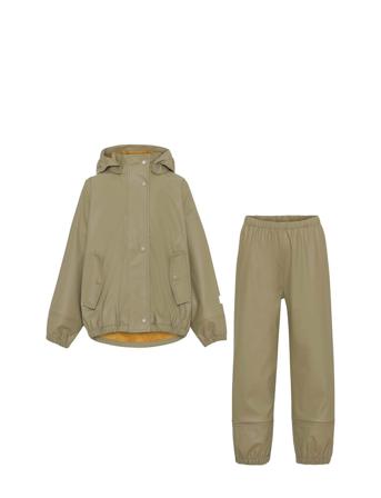 Zet Outerwear Rainwear Rainwear Sets Grøn Molo