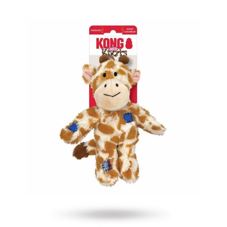 KONG - Kong Wild Knots Giraffe - med pip - Hundleksaker