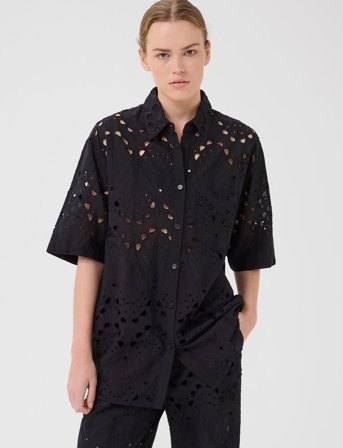 Gestuz Gzbaylor Ss Shirt - Black - 42