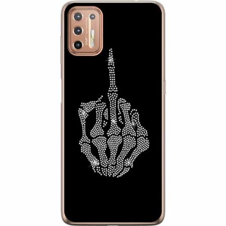 Motorola Moto G9 Plus Mjukt Skal - Fuck You Bling